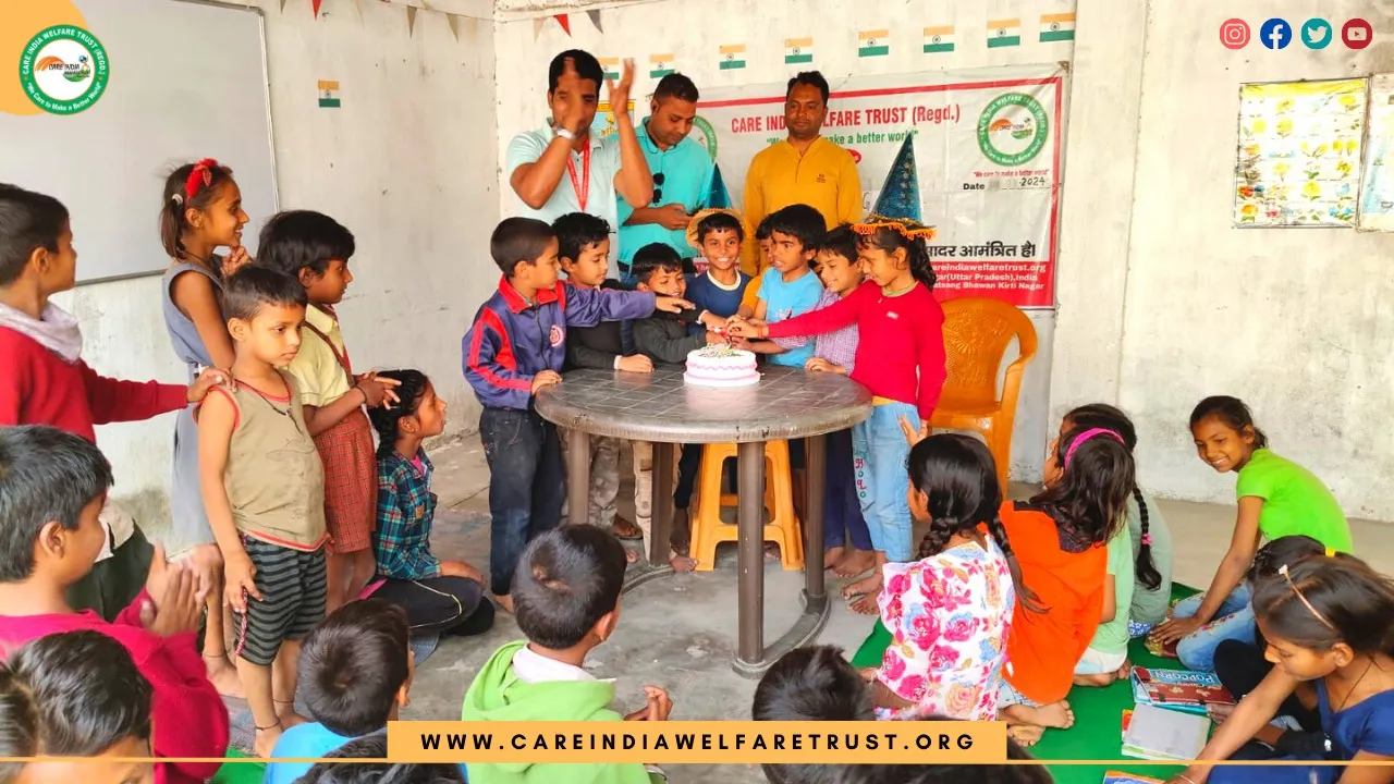 Celebrating NGO child Birthday 