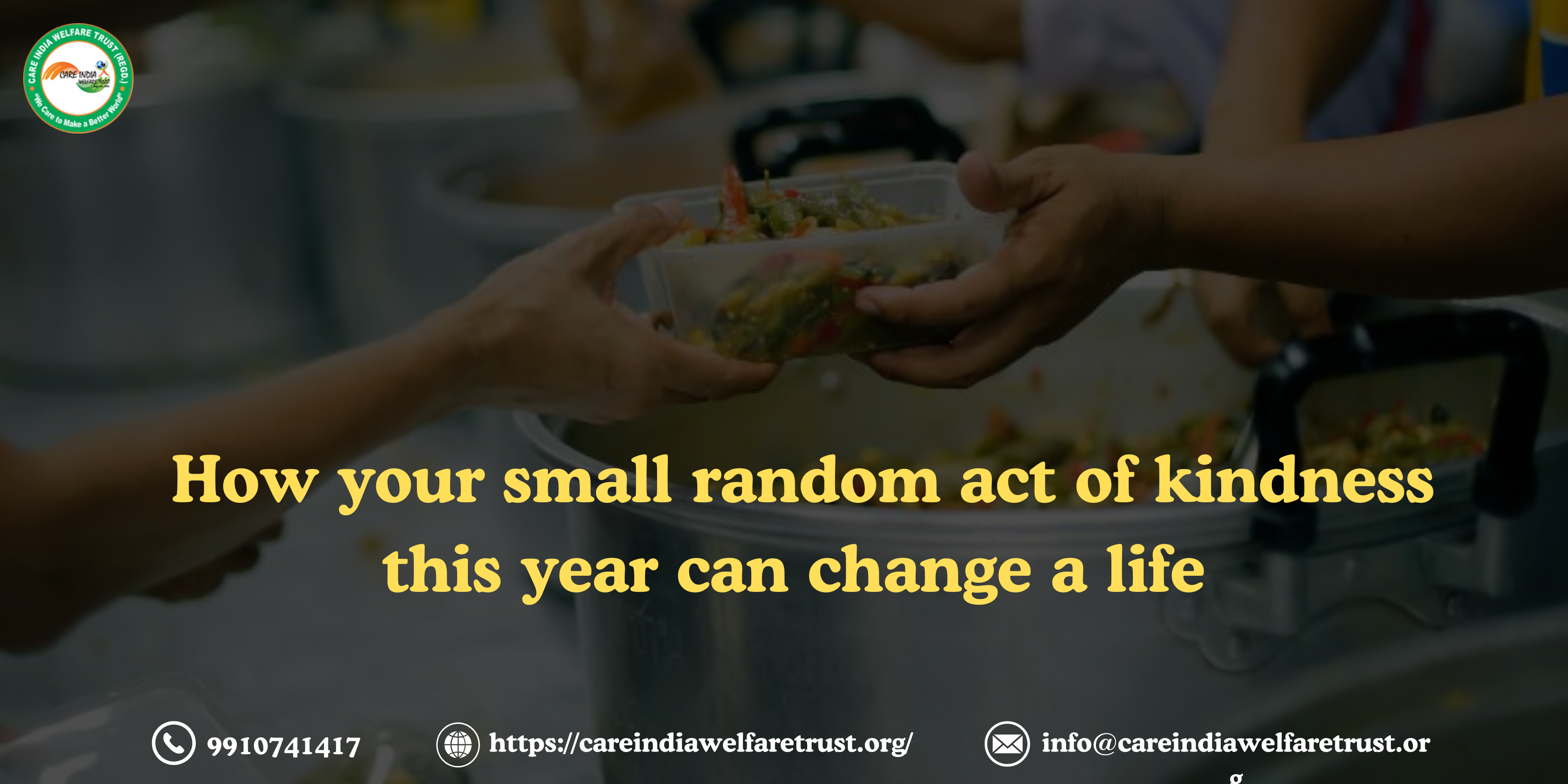 how your small random act of kindness this year can change a life